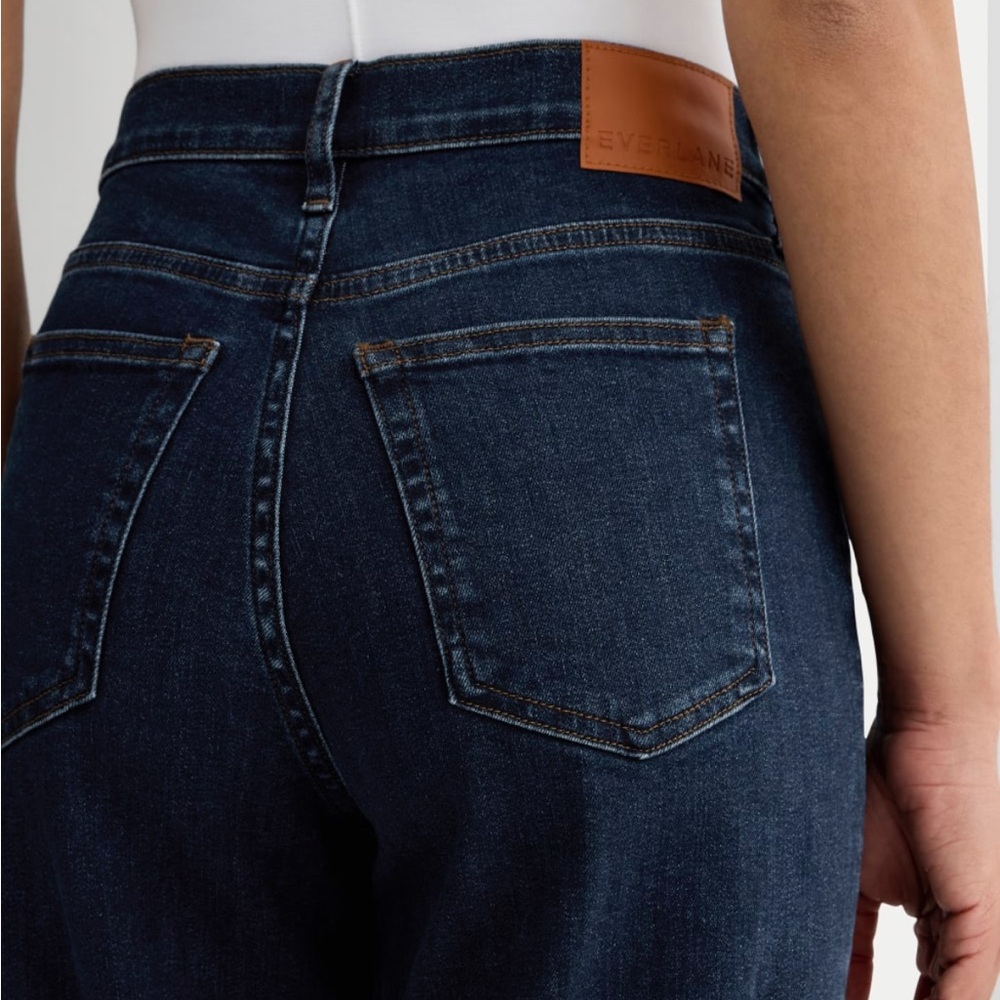NWT Everlane Women's High-Key Stovepipe Jean in Dark Indigo - Picture 4 of 12